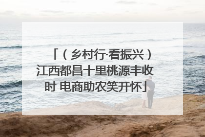 （乡村行·看振兴）江西都昌十里桃源丰收时 电商助农笑开怀