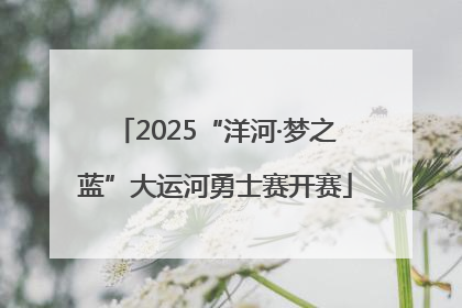 2025“洋河·梦之蓝”大运河勇士赛开赛