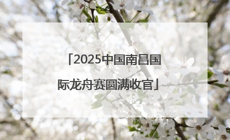 2025中国南昌国际龙舟赛圆满收官