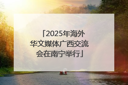 2025年海外华文媒体广西交流会在南宁举行