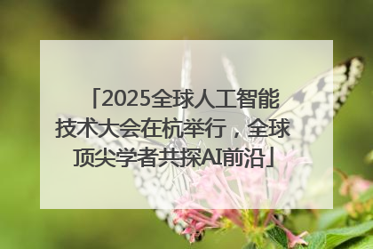 2025全球人工智能技术大会在杭举行，全球顶尖学者共探AI前沿