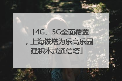 4G、5G全面覆盖，上海铁塔为乐高乐园建积木式通信塔