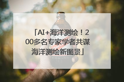 AI+海洋测绘！200多名专家学者共谋海洋测绘新图景