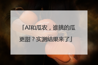 AI和瓜农，谁挑的瓜更甜？实测结果来了